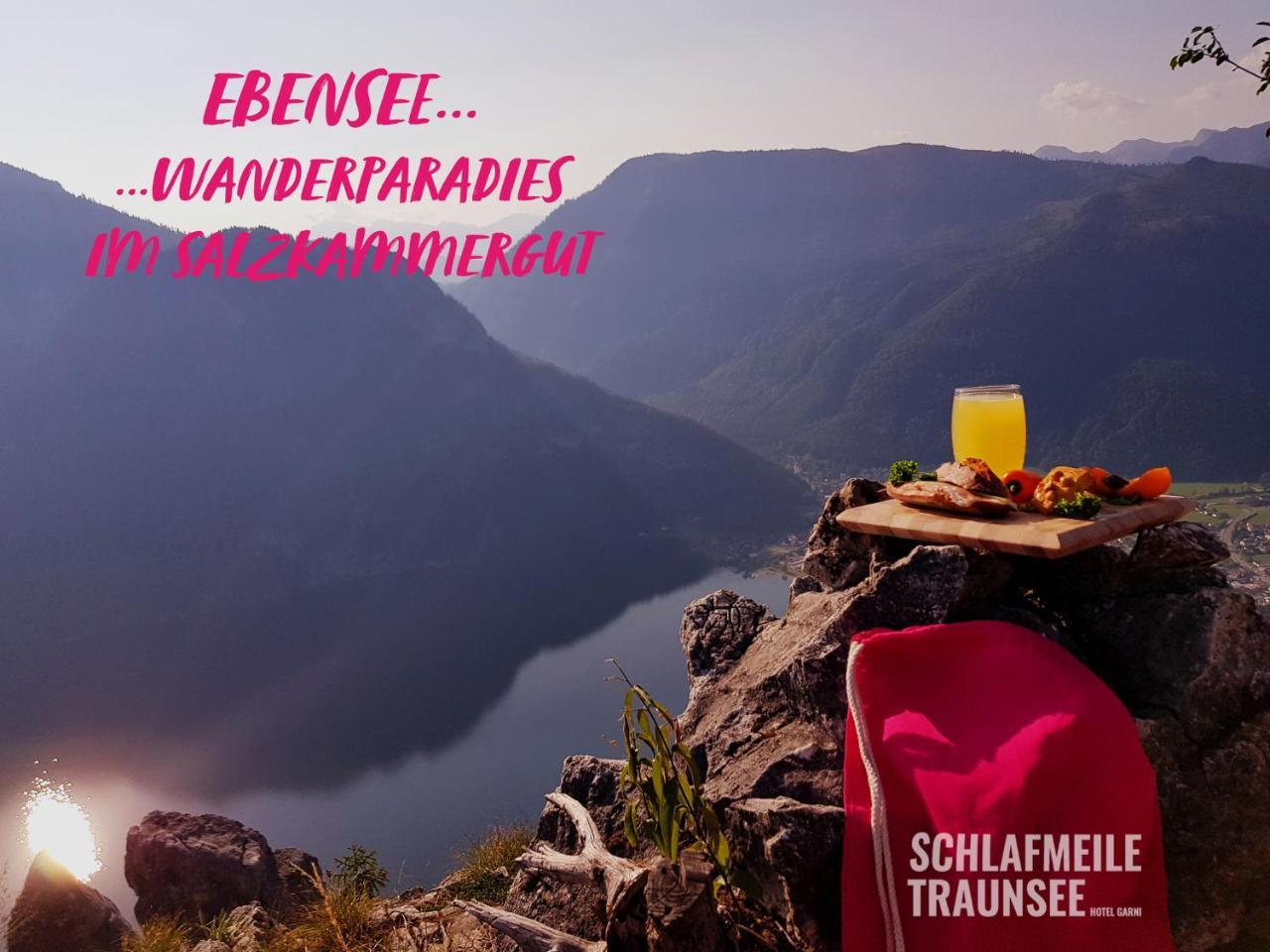 Schlafmeile Traunsee Ebensee Exteriör bild